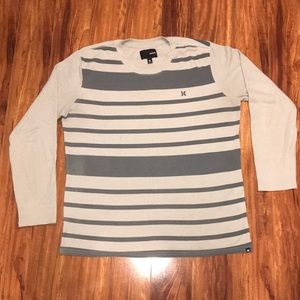 Hurley Grey Striped Thermal